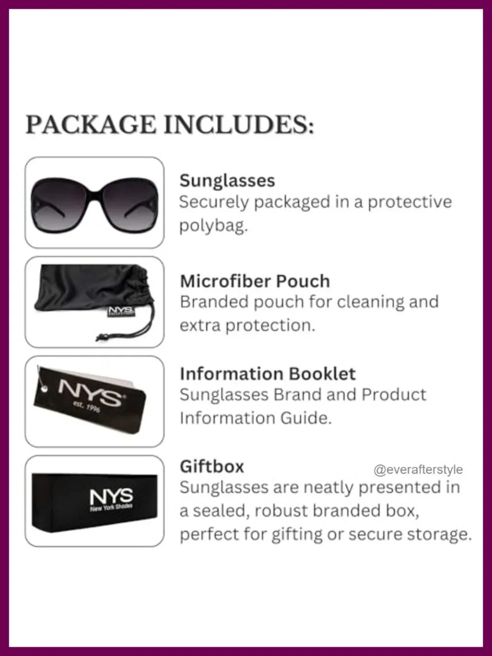Oversized Retro Jackie O Sunglasses 100% UV Protection Women Accessory